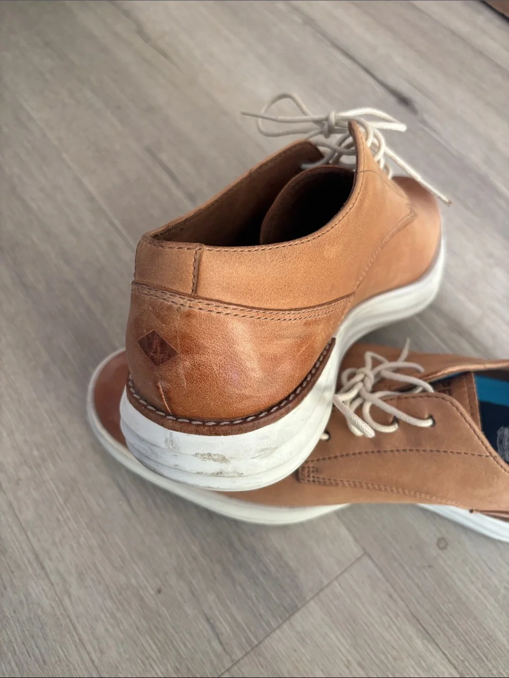 Dockers Men's Brown Leather-Style Casual Boat Shoes